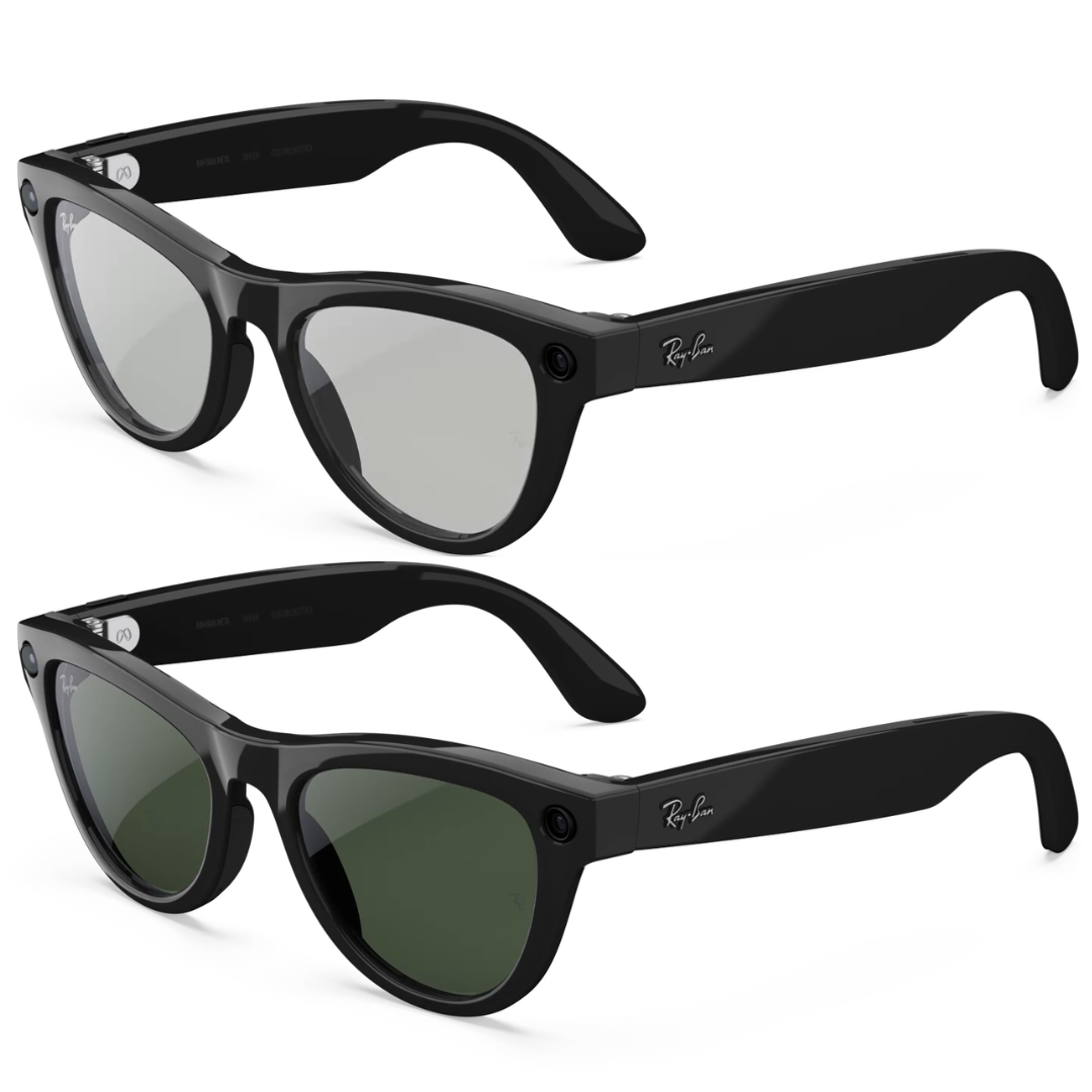 Dos pares de lentes inteligentes Ray-Ban Meta