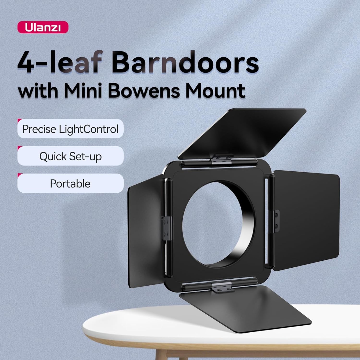 Four-Leaf Light Baffle for Ulanzi LT028 40W COB Light