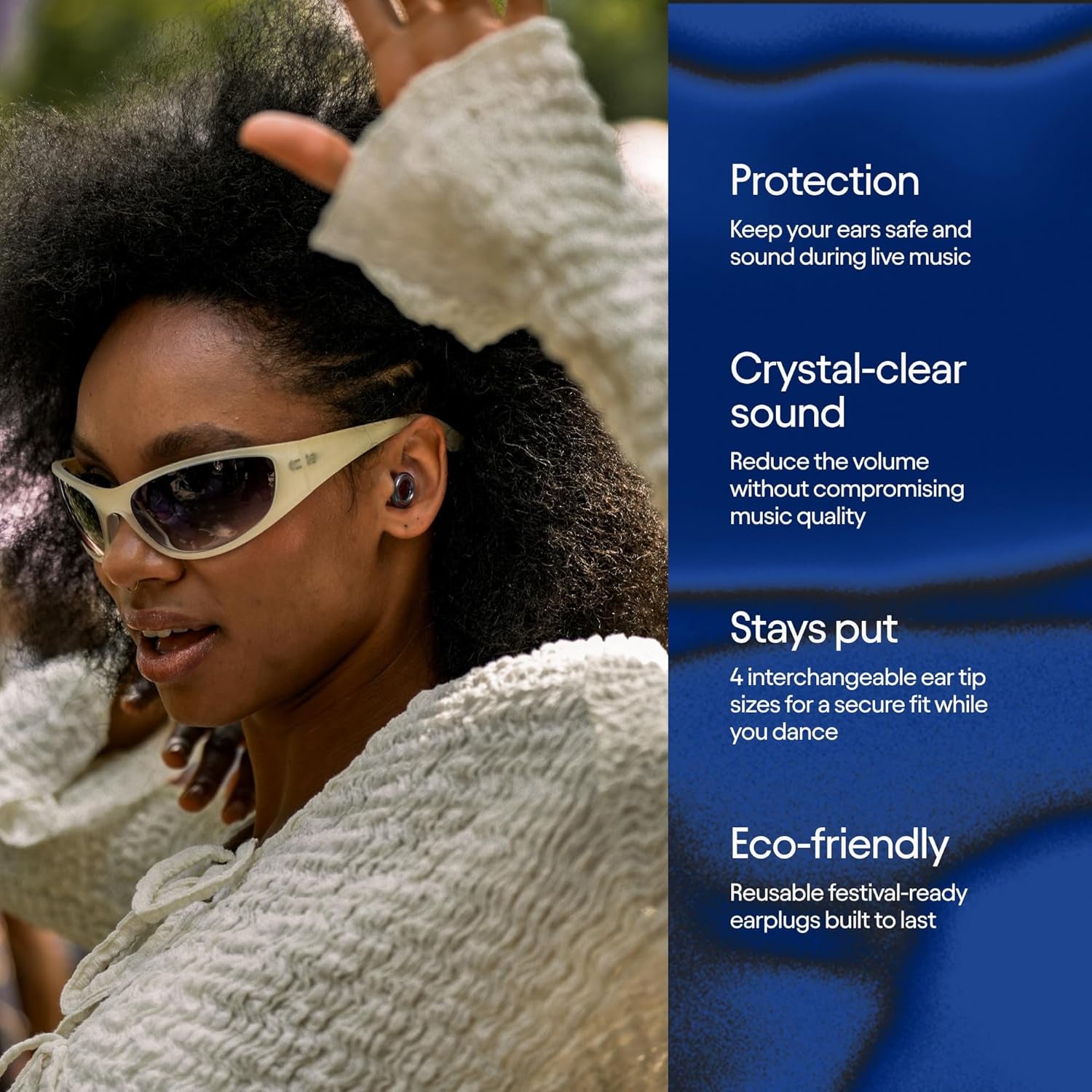 Tomorrowland X Experience 2 Earplugs – Stylish Hearing Protection for Concerts & Festivals, Live Music, Nightlife & Musicians – 17Db Noise Reduction Ear Plugs (High-Fidelity) – Limited Edition