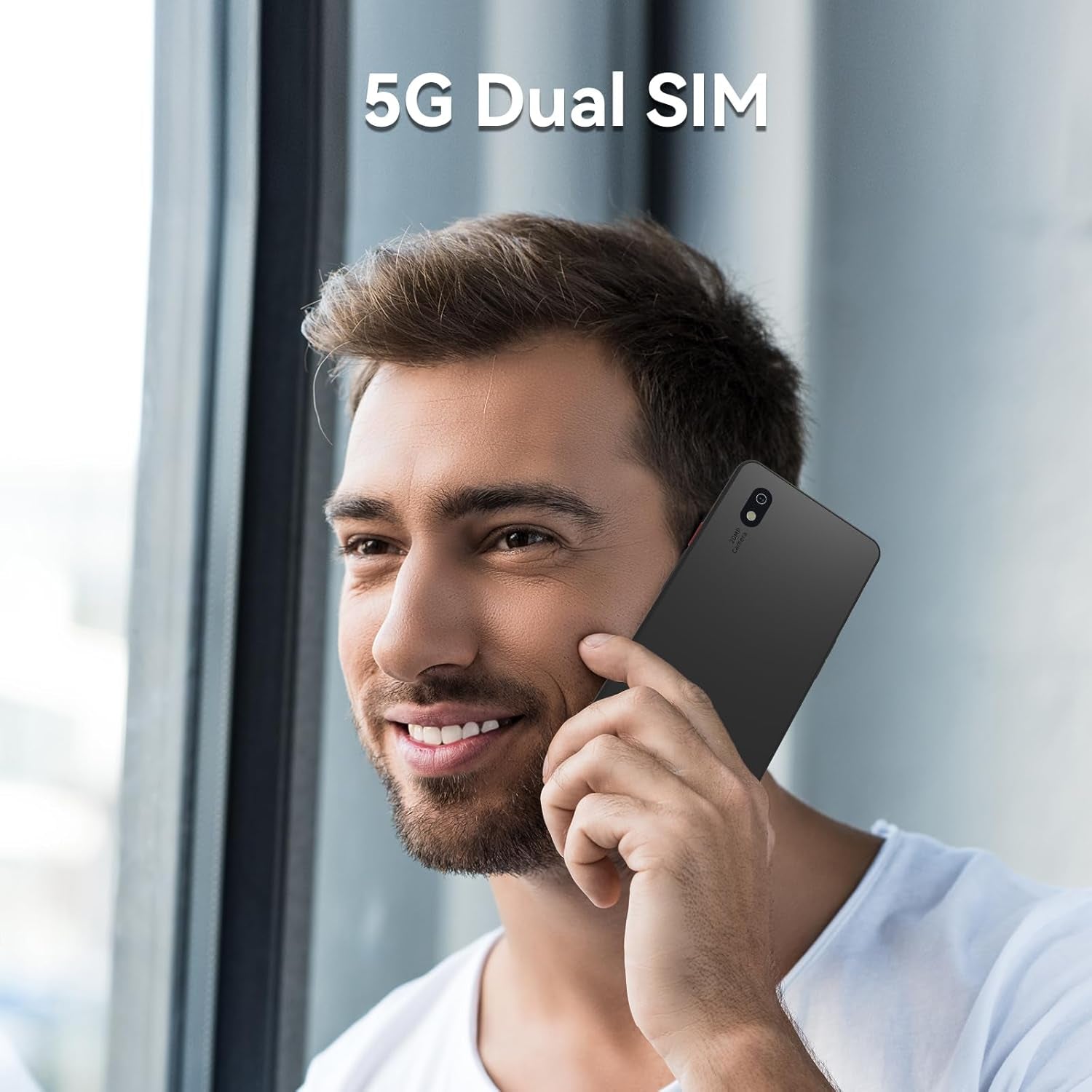 Hibreak Pro 6.13" Epaper Cell Phone 8+256 GB Android 14 OS Smart Phone,5G Dual SIM, GPS, Black