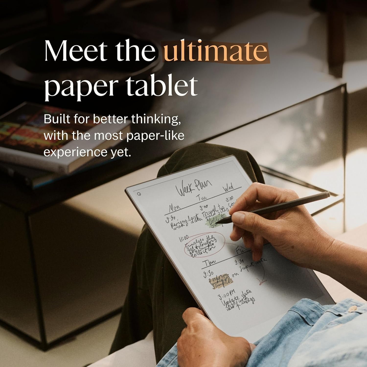 Paper Pro Bundle – Includes 11.8” Paper Tablet, and Marker plus Pen with Eraser