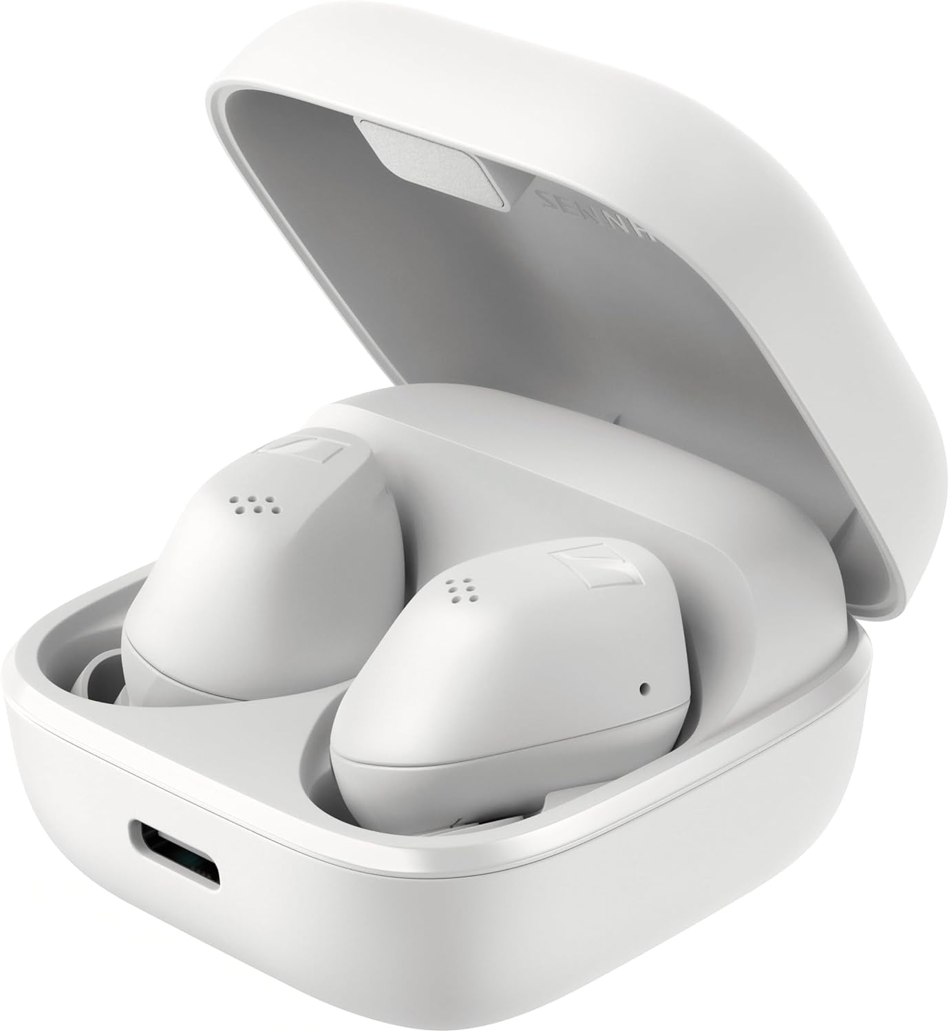 Sennheiser ACCENTUM True Wireless Auriculares - Sonido Nítido Con ANC Híbrida, Diseño Ergonómico, 28 Horas De Duración De Batería, Interfaz Táctil Y Calidad De Llamada Con Doble Micrófono - Negro