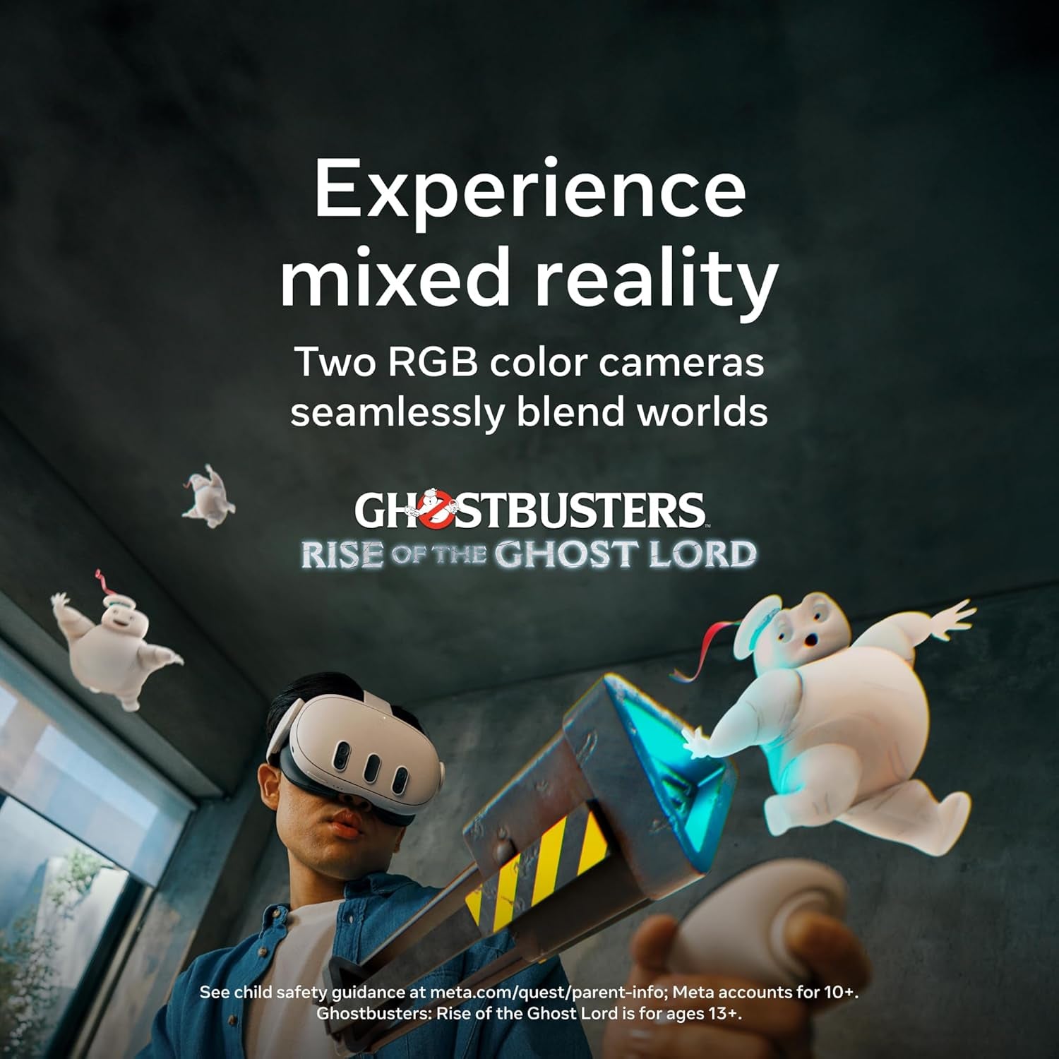 Quest 3 512GB | Thirty Percent Sharper Resolution — 2X Graphical Processing Power — Play without Wires — Get Batman: Arkham Shadow and a 3-Month Trial of Horizon+ Included