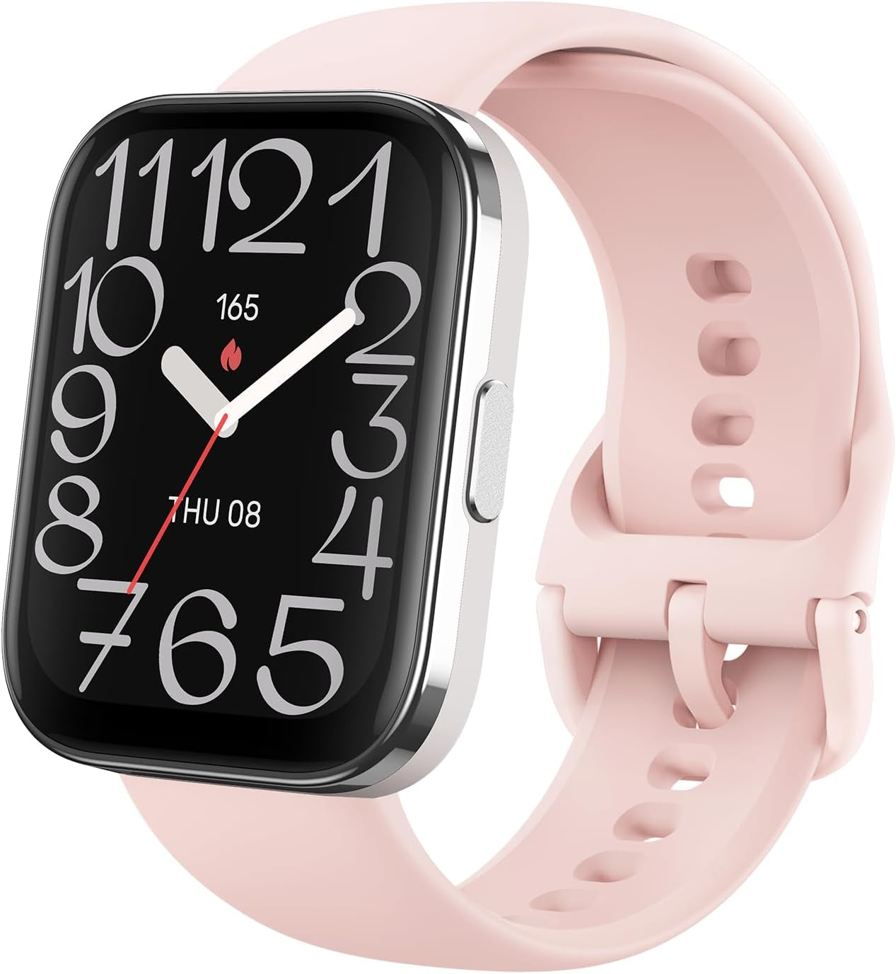 Bip 5 Unity Smart Watch 46Mm, 11-Day Battery, Fitness Activity Tracker with 120+ Sports Modes, Heart Rate & Sleep Monitor, Customizable Watch Faces, for Android & Iphone, Pink