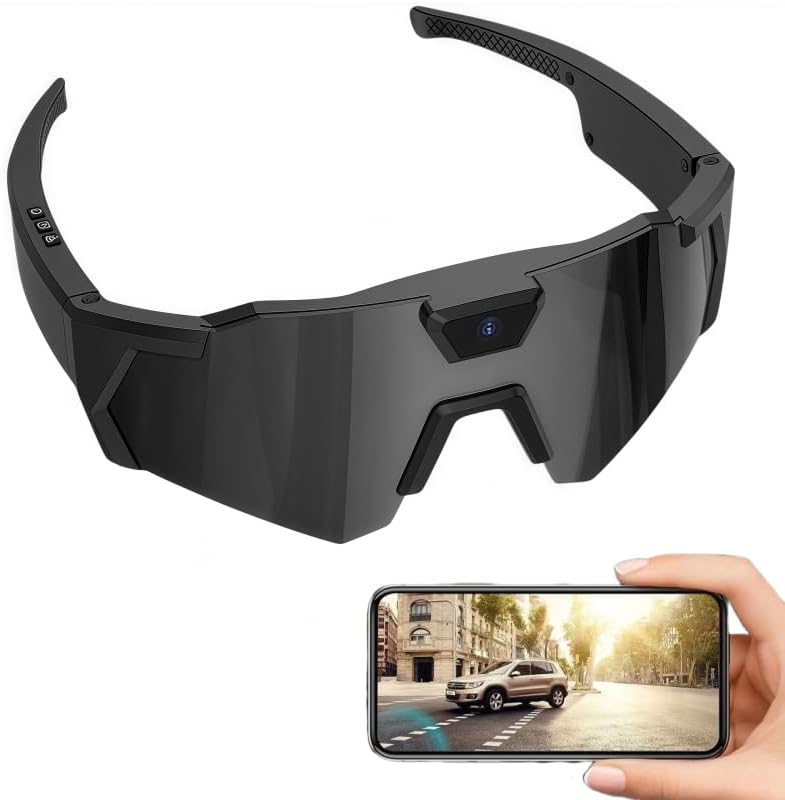 Lentes con cámara inteligente para deportes al aire libre, grabación de vídeo HD