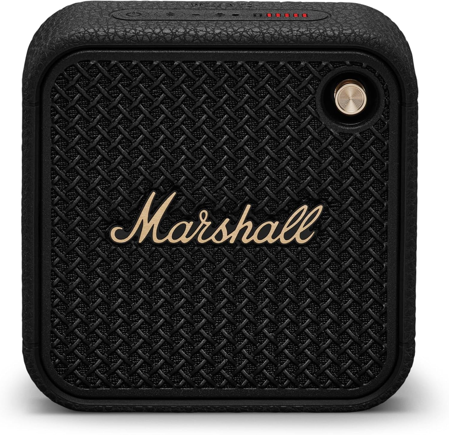 Willen II Bluetooth Portable Speaker - Black & Brass