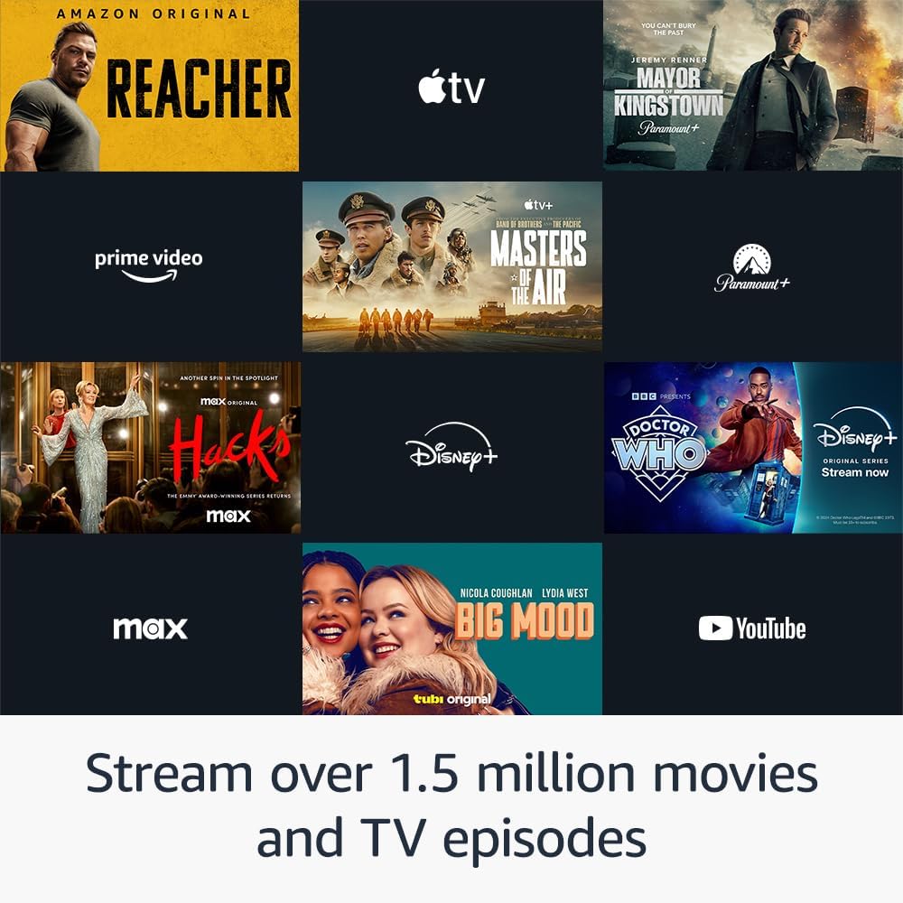 Amazon Fire TV Stick 4K (modelo más reciente), con búsqueda de Fire TV con IA, Wi-Fi 6, streaming de más de 1.8 millones de películas y series, TV en vivo y gratis