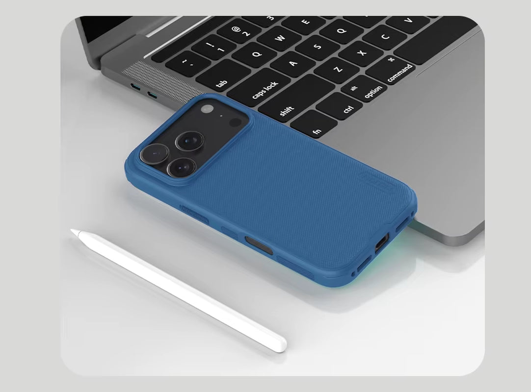 Carcasa Anti-Golpes para iPhone 17 Pro Max / Air | Protector Mate Ultra Delgado con Bordes Flexibles (Frosted Shield Pro)