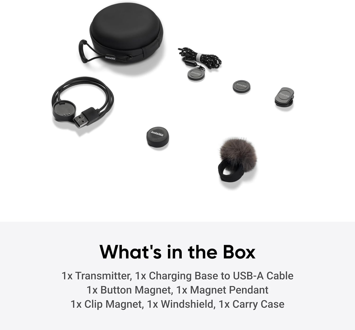 Mic Air Transmitter, 7.9G Ultralight, Wireless Microphone, Noise Cancelling, Vlog, Streaming, Compatible X5/X4/X4 Air/Ace Pro 2/GO Ultra