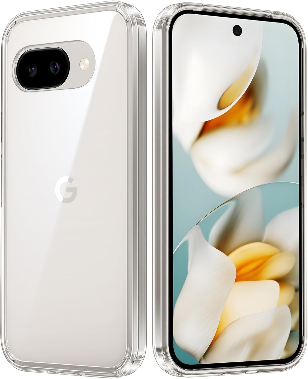 Funda para Google Pixel 10: Funda para Pixel 10 Pro, Google 9/9 Pro, transparente, delgada y resistente, anticaídas, antigolpes y antiarañazos, transparente.