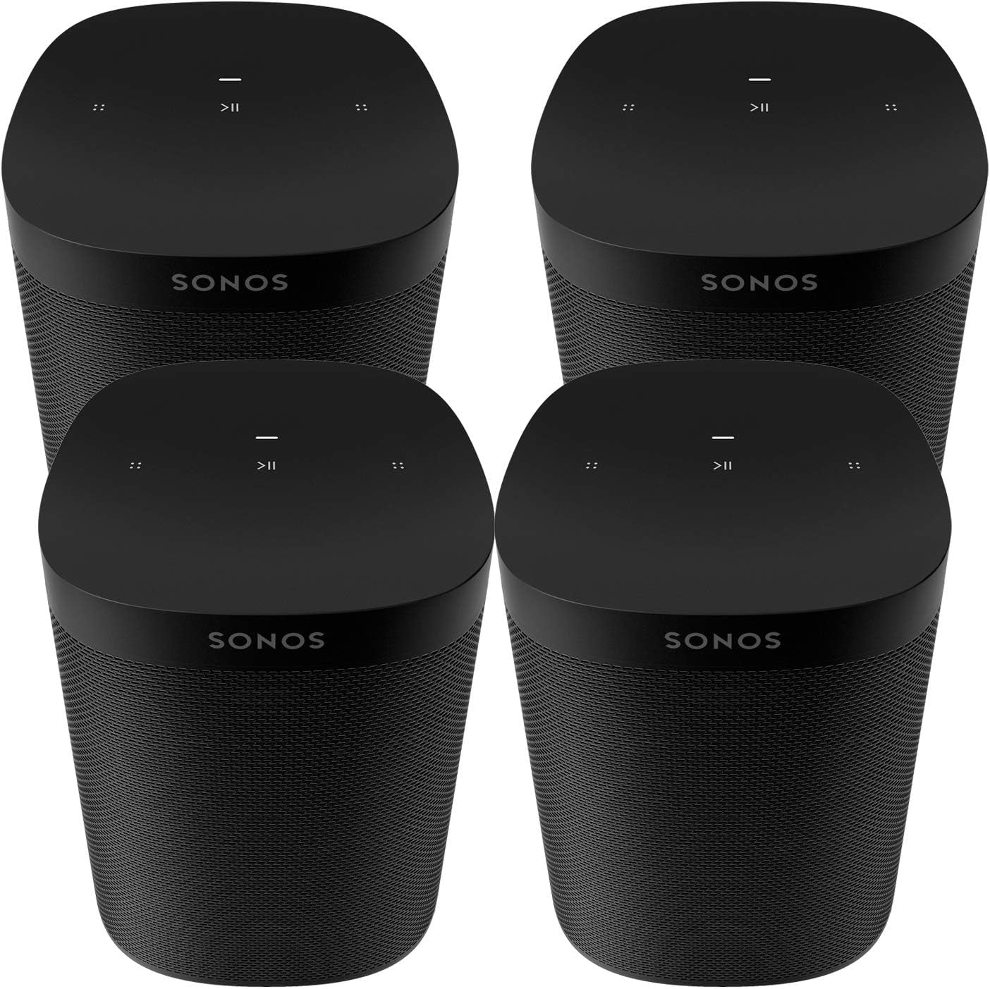 Four Room Set One SL - the Powerful Microphone-Free Speaker for Music and More - Black