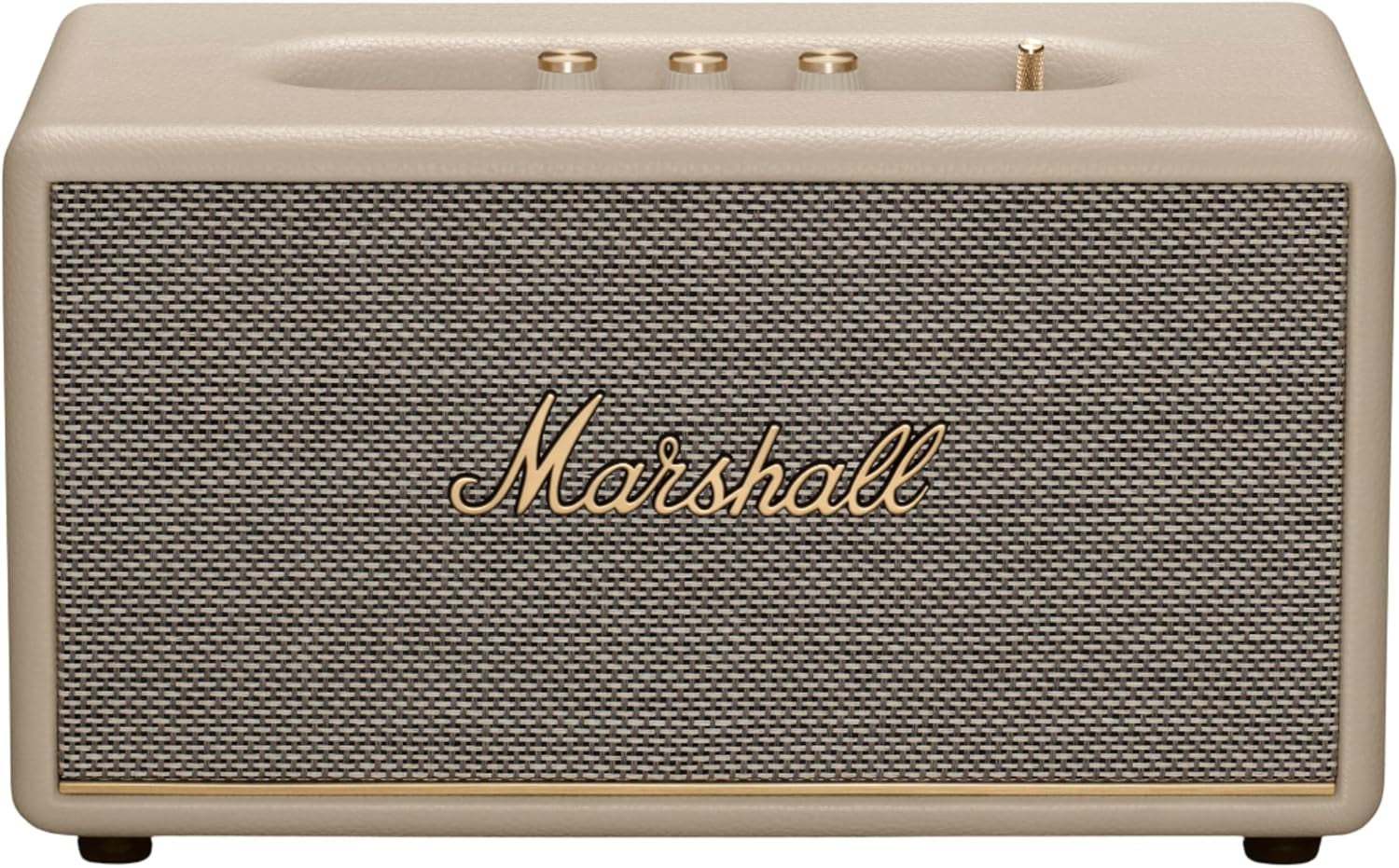 Stanmore III Bluetooth Home Speaker - Loud Stereo Sound with Bass and Treble Controls | Plug-In Powered | Record Player Compatible | RCA and 3.5 Mm Aux Inputs - Black