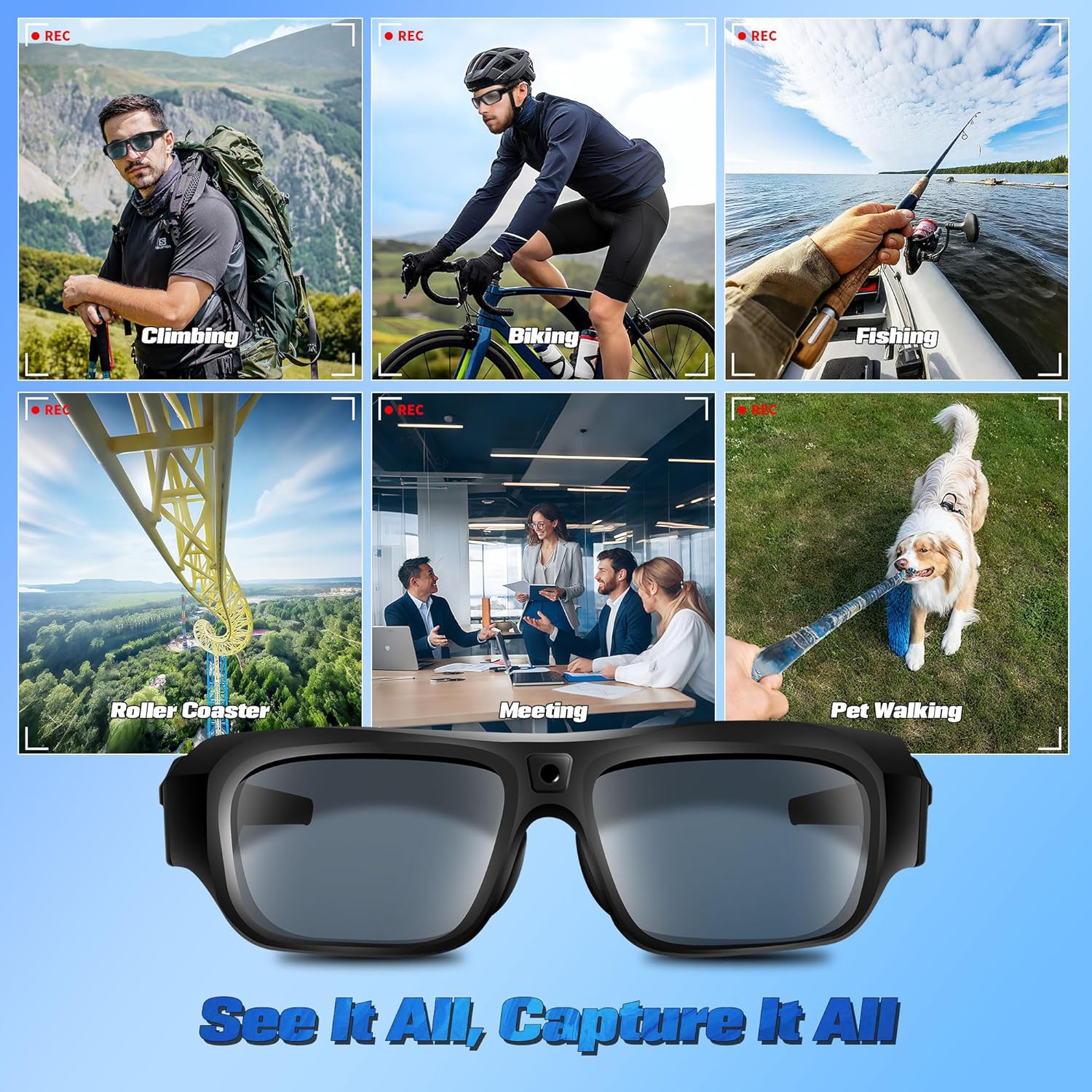 Lentes con cámara 4K mejoradas (2025), Lentes inteligentes con cámara