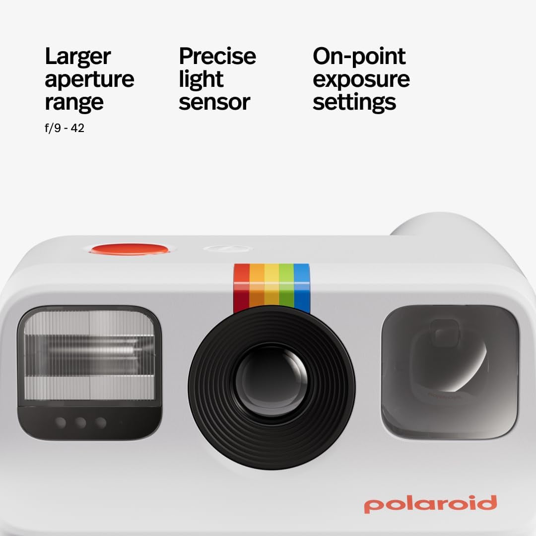 Go Generation 2 - Mini Instant Camera + Film Bundle (16 Photos Included) - White (6282)