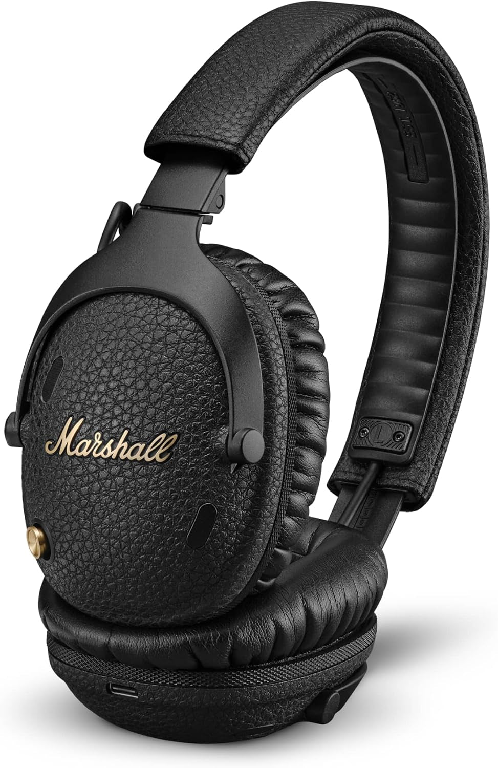 Monitor III A.N.C. Over-Ear Bluetooth Headphones - Active Noise Cancelling with Microphone | 100+ Hrs Wireless Playtime | Lightweight, Foldable Design for Travel - Black