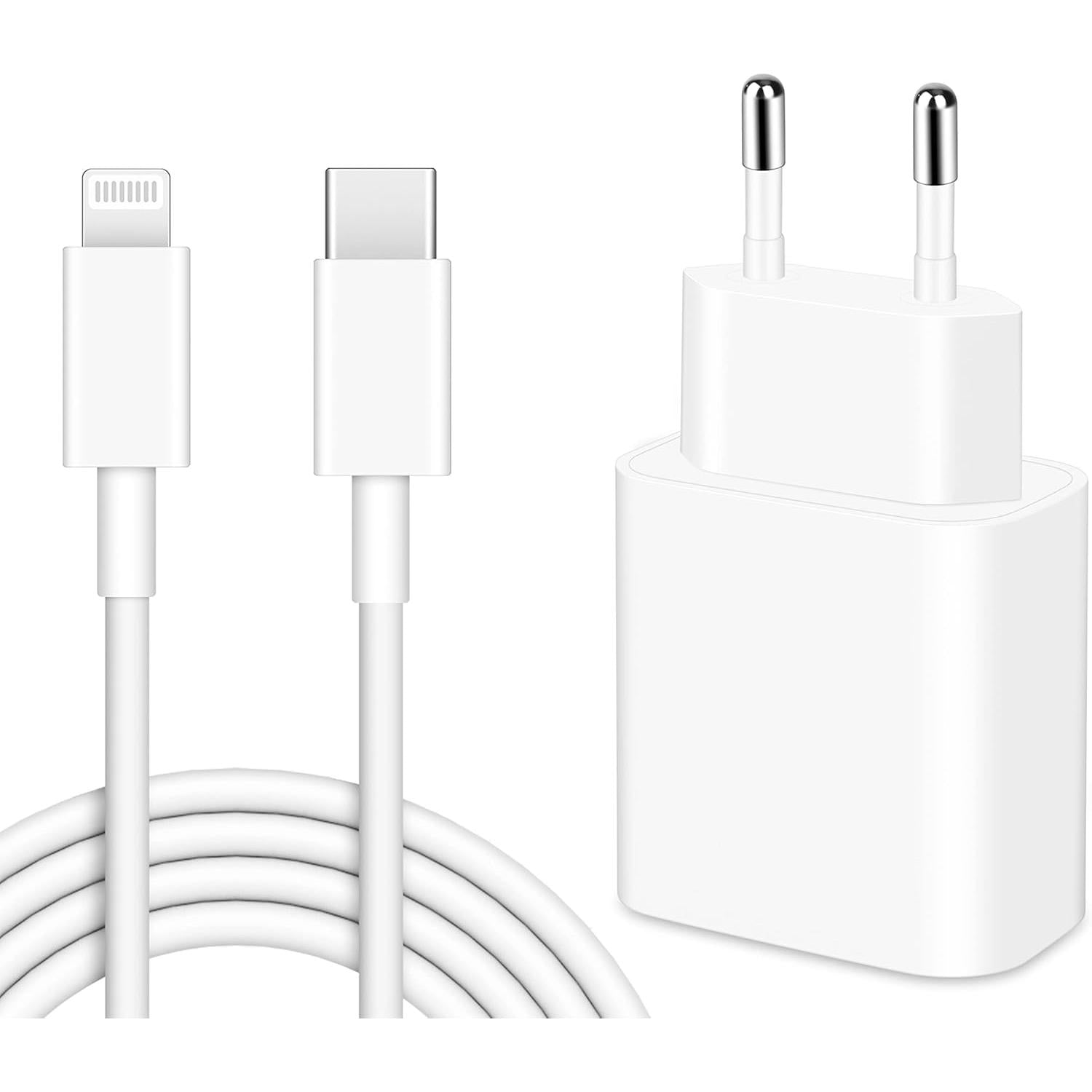 Cargador de Carga Rápida para iPhone 11, iPhone 12, iPhone 13 e iPhone 14-GSMPRO.CL