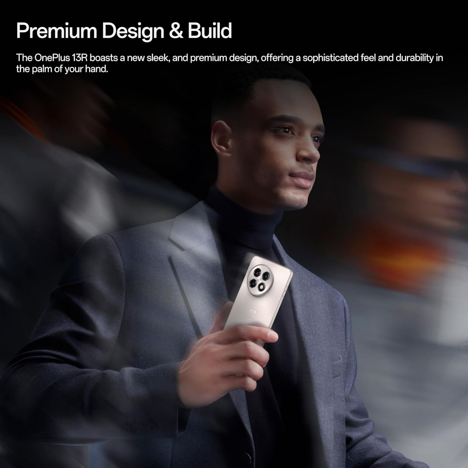 13R, 12GB RAM + 256GB Storage, Dual-Sim, Unlocked Android Smartphone, Powered by Snapdragon 8 Gen 3, 55W SUPERVOOC Fast Charging, 2025, Nebula Noir