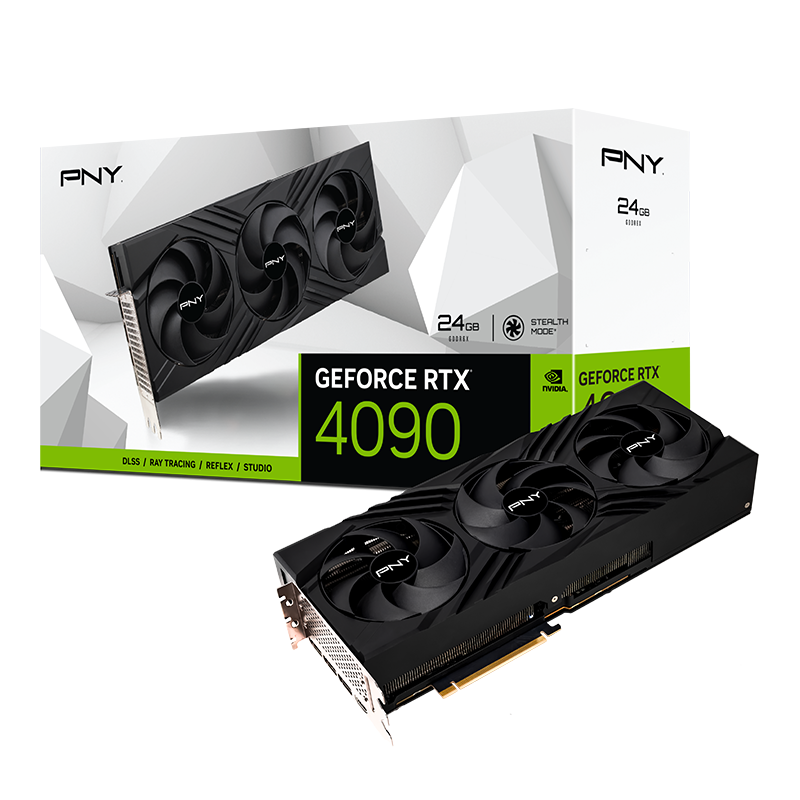 PNY GeForce RTX 4090 24GB VERTO Triple Fan DLSS 3 GPU