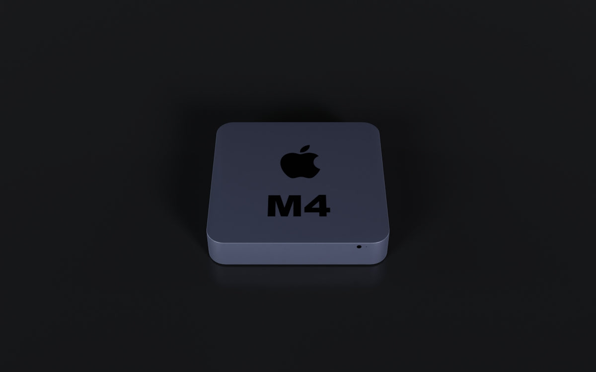 a close up of an apple logo on a black background