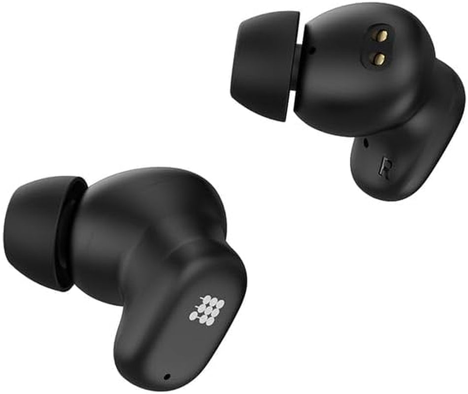 Power Buds Wireless Earbuds with ANC & Transparency Mode – Bluetooth 6.0, Low Latency, Touch Controls, 500Mah Case – Obsidian Black