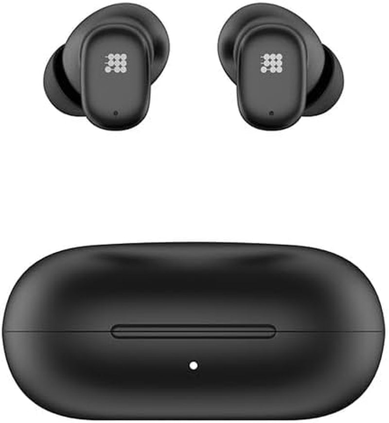 Power Buds Wireless Earbuds with ANC & Transparency Mode – Bluetooth 6.0, Low Latency, Touch Controls, 500Mah Case – Obsidian Black
