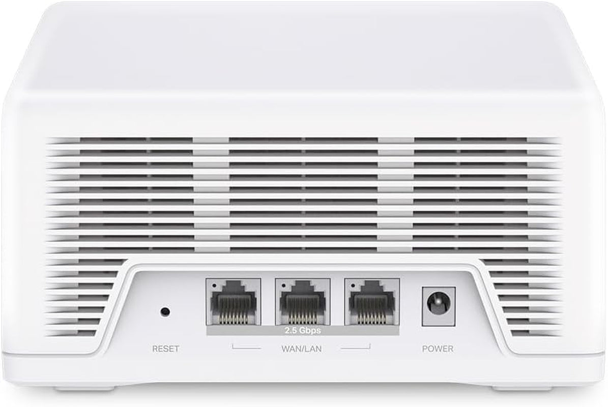Wifi 7 Mesh Be9300Mbps Tri-Band Halo H47BE(2 Pack), Coverage up to 550 M², Connect up to 200 Devices, 3 Ports 2.5G, 320Mhz Channels, Easy App Control