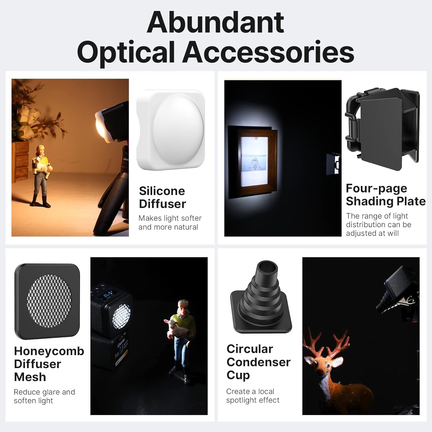 L2 Bi-Color COB Video Light Mini Cube Lights, LED Camera Lights Portable Photography Video Lighting, 2700-7000K Bi-Color Dimmable, CRI95+, 800Mah Rechargeable & Magnetic Designs