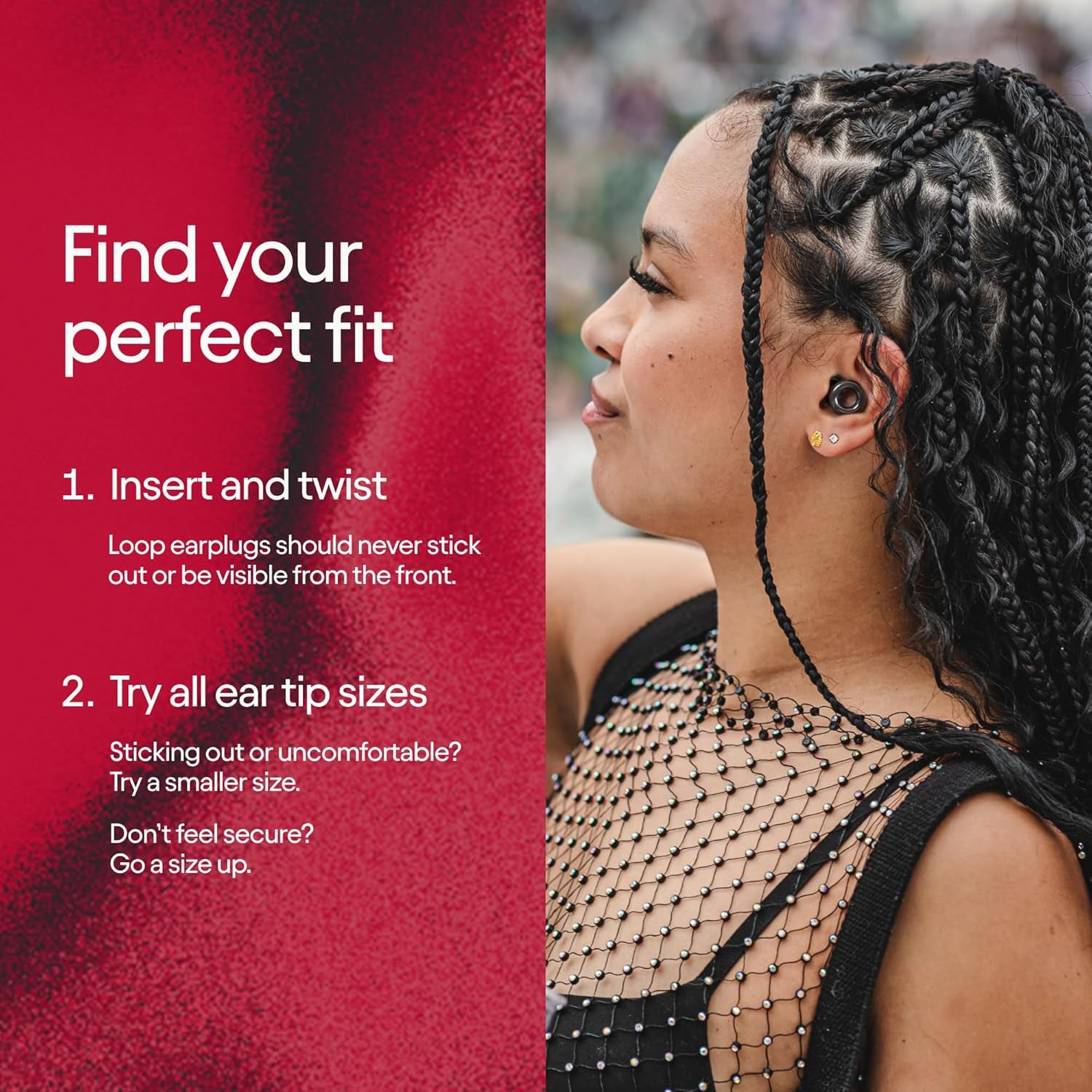 Tomorrowland X  Experience 2 Earplugs – Stylish Hearing Protection for Concerts & Festivals, Live Music, Nightlife & Musicians – 17Db Noise Reduction Ear Plugs (High-Fidelity) – Limited Edition