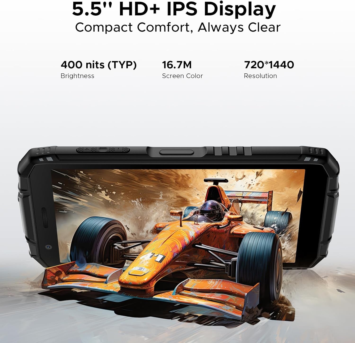 Fire 3 Android 15 Rugged Phone Unlocked,8350Mah Battery,12Gb+64Gb/2Tb,Octa Core Rugged Smartphone,5.5" IPS HD+ Display,13Mp+8Mp,Ip68 Waterproof Cell Phone,Face Unlock,Nfc/T-Mobile