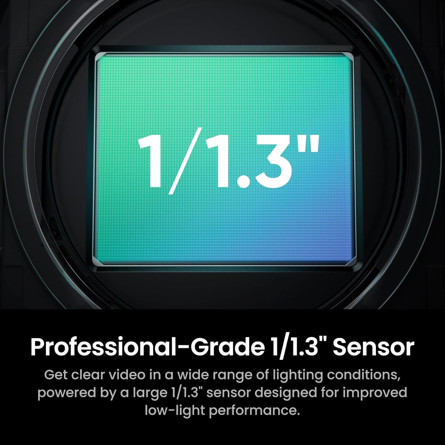 Link 2C Pro – 4K Webcam for Pc/Mac, 1/1.3” Sensor, Low-Light, Auto Framing, HDR, Directional Noise-Canceling Mics, Supports Stream Deck, Zoom, Teams, Twitch for Streaming or Meetings