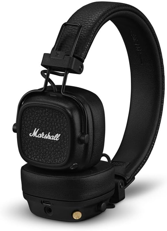 Marshall Major V | Auriculares On-Ear | 100+ Horas y Carga Inalámbrica