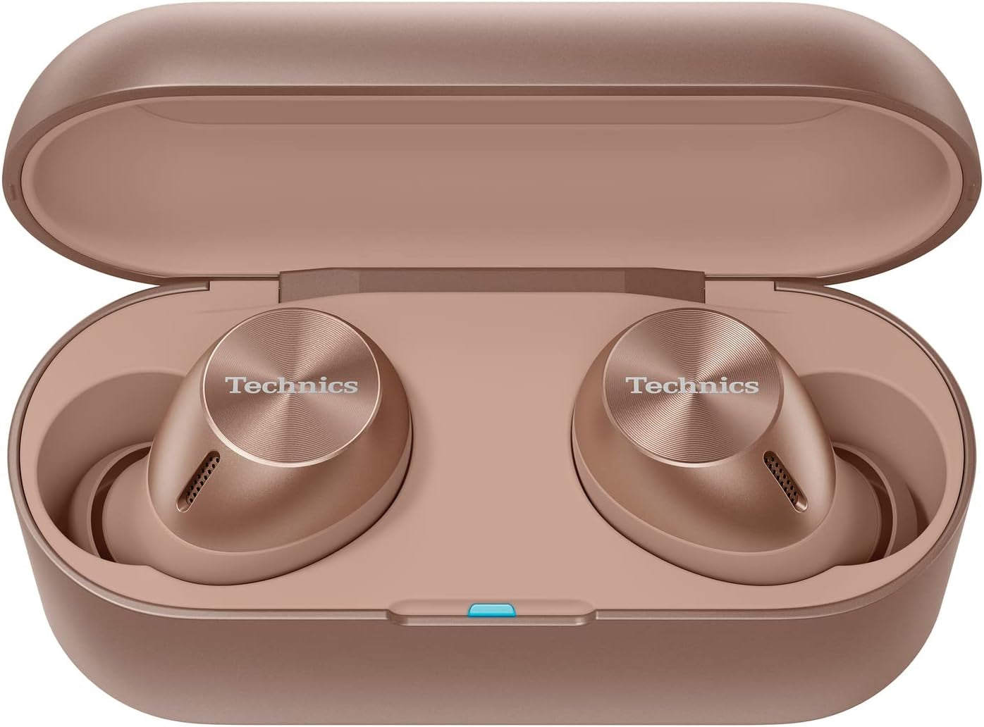True Wireless Multipoint Bluetooth Earbuds with Microphone, Hifi, Clear Calls, Long Battery Life, Lightweight Comfort Fit, Alexa Built In, EAH-AZ40-N (Rose Gold)