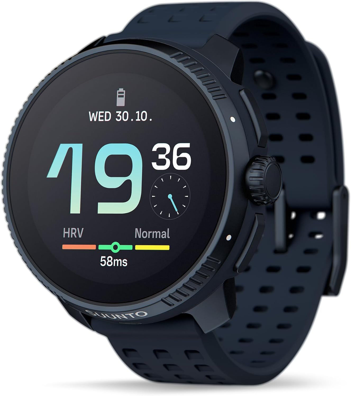 Race S GPS Sports Watch, 1.32" AMOLED Touchscreen W/Crown, 13 Days Battery Life, Training & Sleep Health Tracking, Dual-Gnss, 32GB Global Offline Maps, Lightweight for Running, All Black