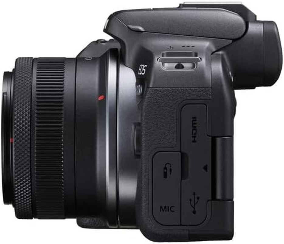 EOS R10 Mirrorless Camera with RF-S 18-45Mm Lens Bundle with 64GB SDXC Memory Card +  200ES EOS Shoulder Bag (3 Items)