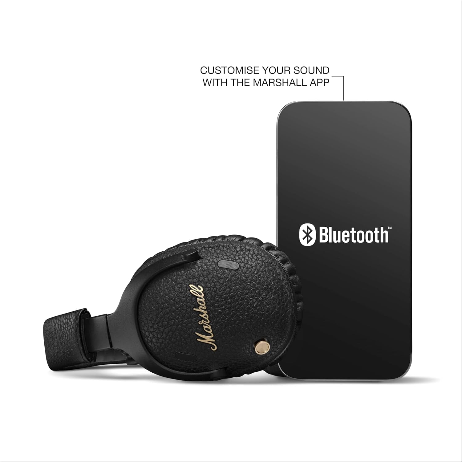 Monitor III A.N.C. Over-Ear Bluetooth Headphones - Active Noise Cancelling with Microphone | 100+ Hrs Wireless Playtime | Lightweight, Foldable Design for Travel - Black
