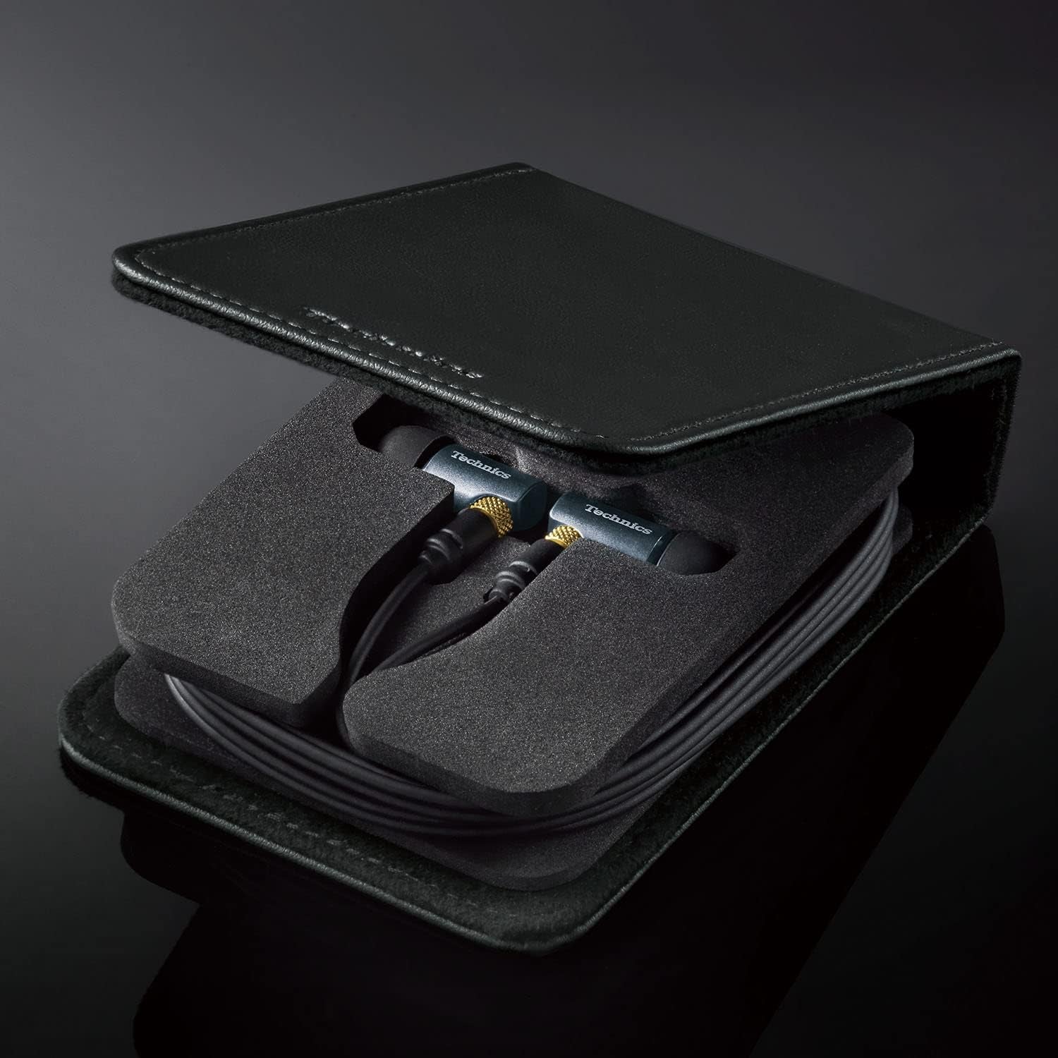 Premium In- Ear Monitors IEM, High-Fidelity Wired In-Ear Earbuds Earphones with Innovative 10Mm Driver for Ultra-Low Distortion - EAH-TZ700, Black/Gold