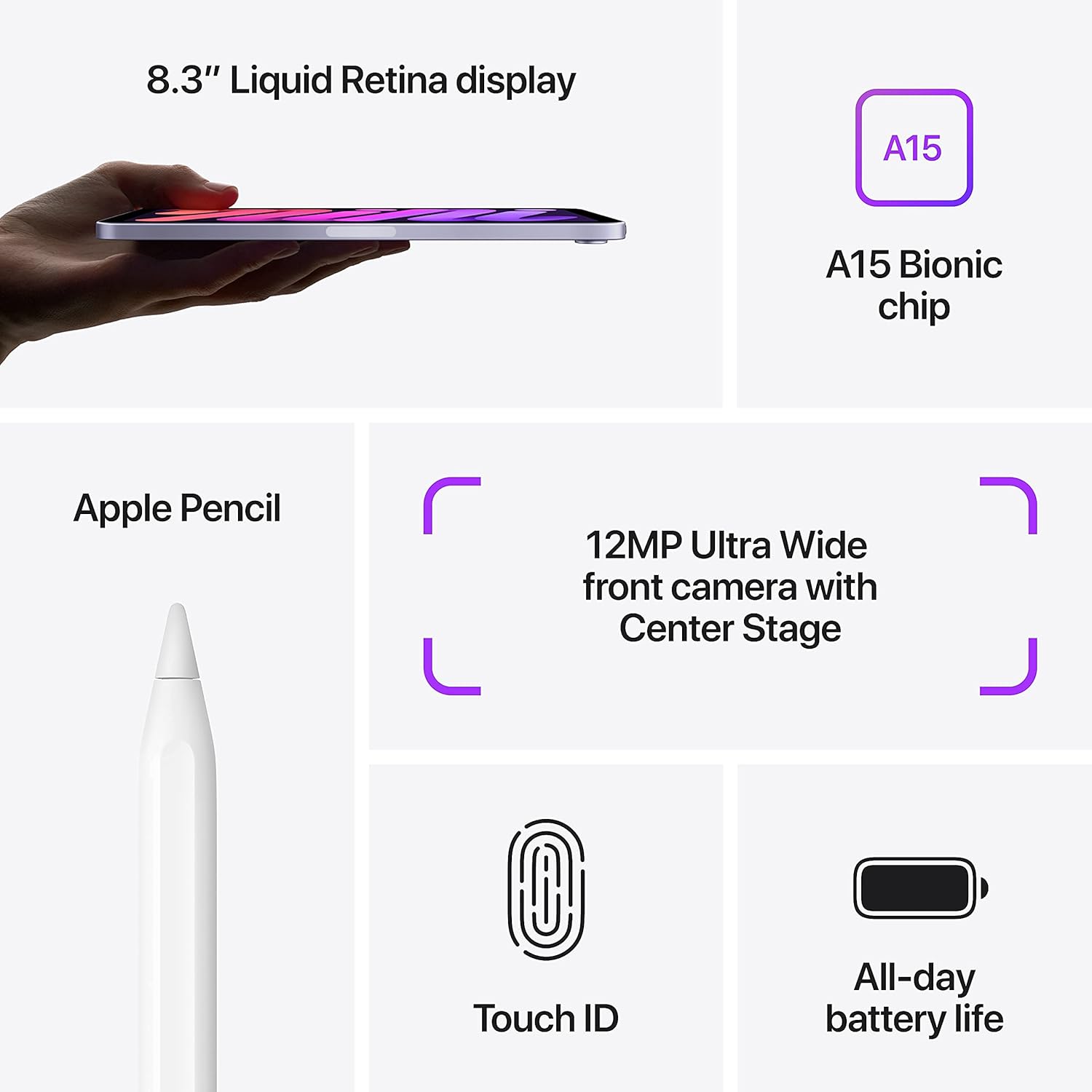 iPad Mini 6ª geração 2021 recondicionado