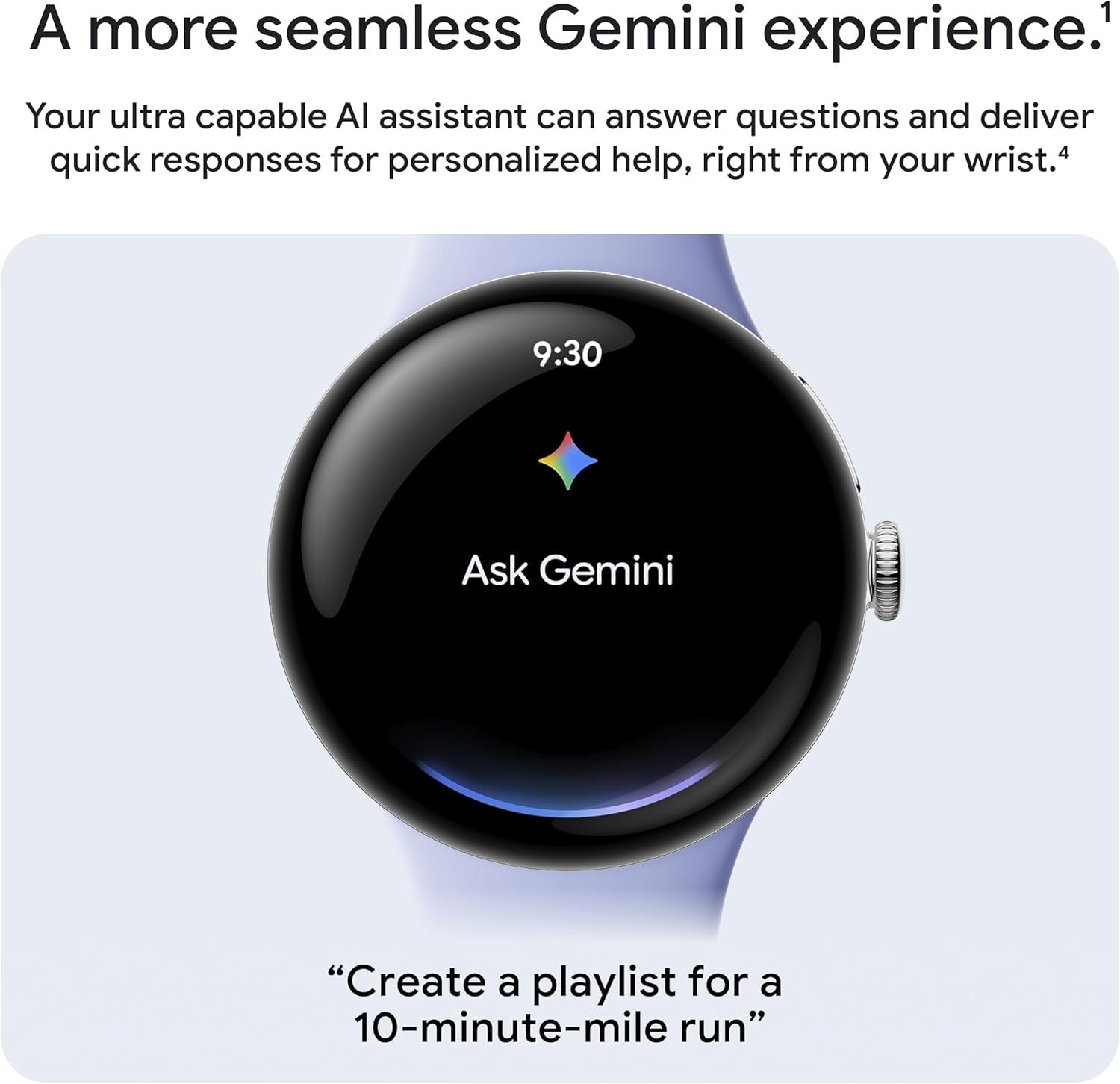 Pixel Watch 4 (45Mm) - Android Smartwatch with Heart Rate and Sleep Tracking - 40-Hour Battery - Fitness Tracking -  AI - Satin Moonstone Aluminum Case - Moonstone Active Band - Wi-Fi