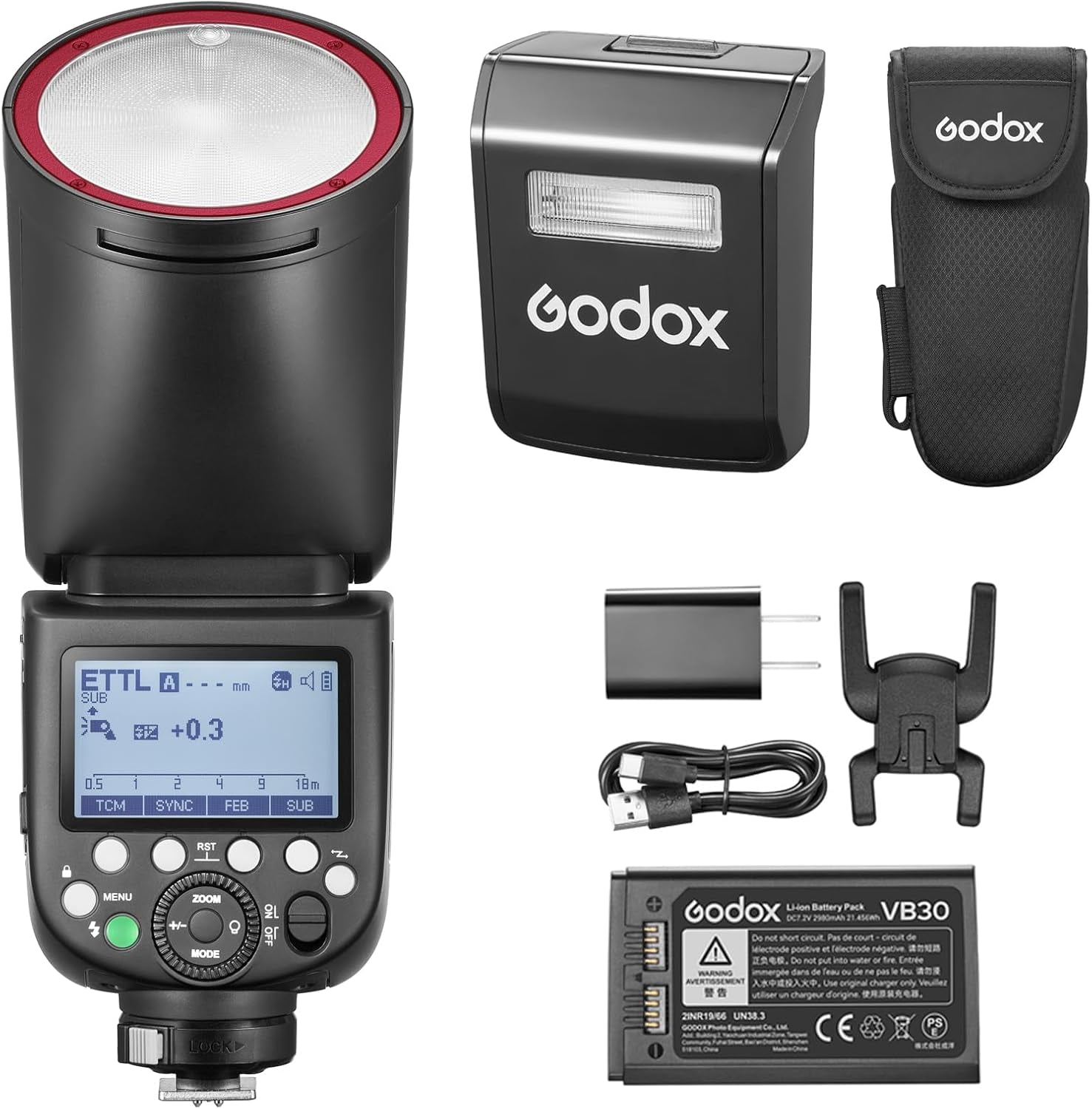 V1Pro N V1Pro-N Camera Flash Speedlight  V1-N Upgraded Version for Nikon Cameras