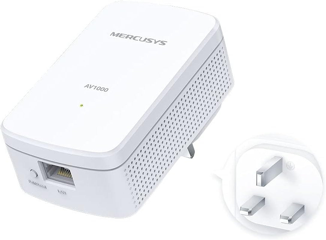 MP500 KIT AV1000 Gigabit Powerline Starter Kit (UK Plug)