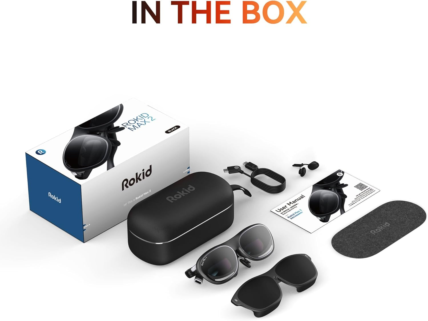 AR Joy Pack 2 AR Glasses, Smart Glasses Max 2 with Station, 160" Micro-Oled Display, Google Play, Media Streaming, HDCP Support & Cloud Gaming, Console, Android, Windows Compatible