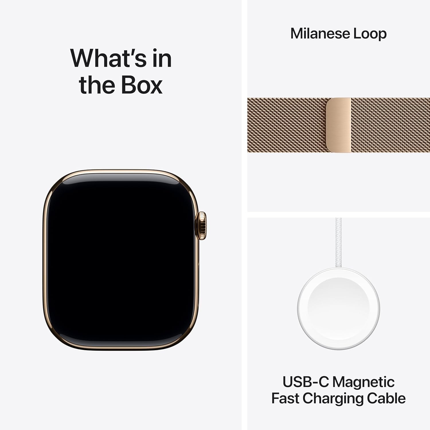 Watch Series 11 [GPS + Cellular 46Mm] Smartwatch with Gold Titanium Case with Gold Milanese Loop - S/M. Sleep Score, Fitness Tracker, Health Monitoring, Always-On Display, Water Resistant