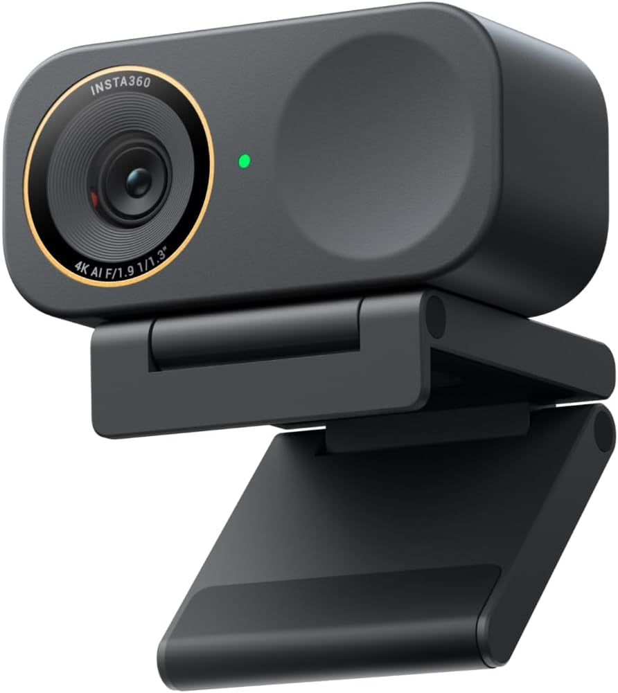 Link 2C Pro – 4K Webcam for Pc/Mac, 1/1.3” Sensor, Low-Light, Auto Framing, HDR, Directional Noise-Canceling Mics, Supports Stream Deck, Zoom, Teams, Twitch for Streaming or Meetings