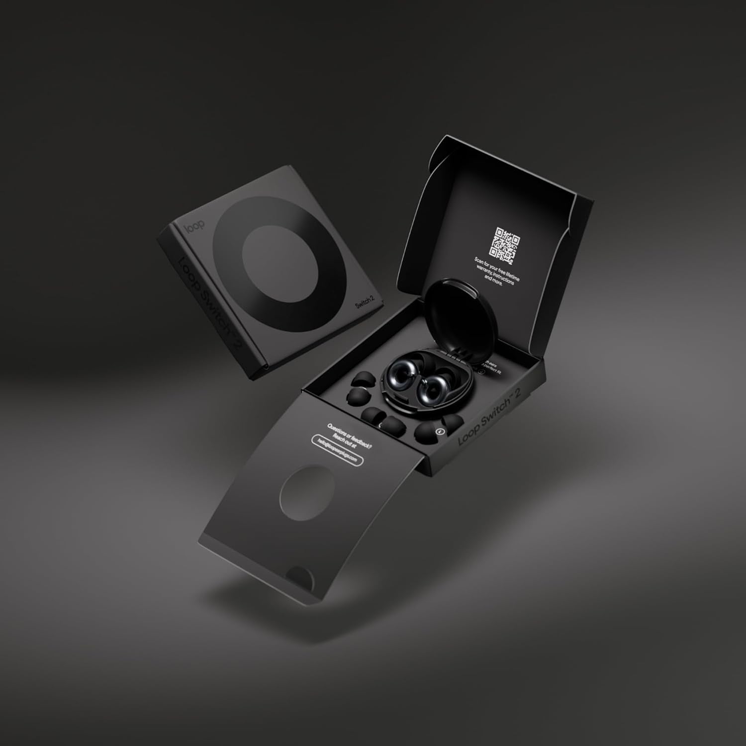 Switch 2 Adjustable Ear Plugs - 3 Noise Relief Modes for Ultimate Control | Flexible Earplugs for Focus, Travel, Socializing, Festivals & More | 20-26 Db (SNR) Reduction