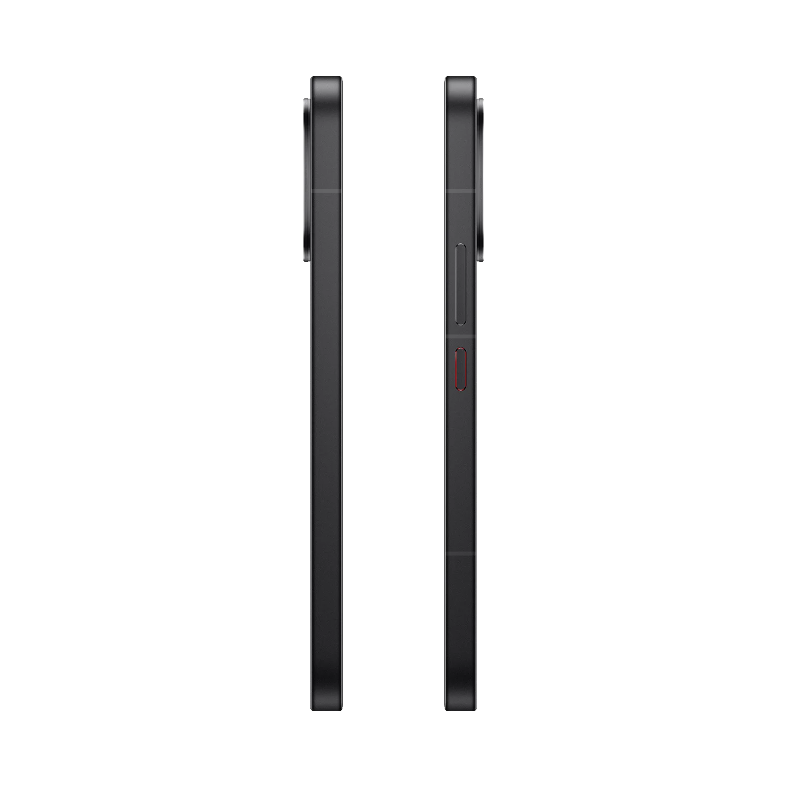 Xiaomi POCO X8 Pro Max negro: perfiles laterales y botones.