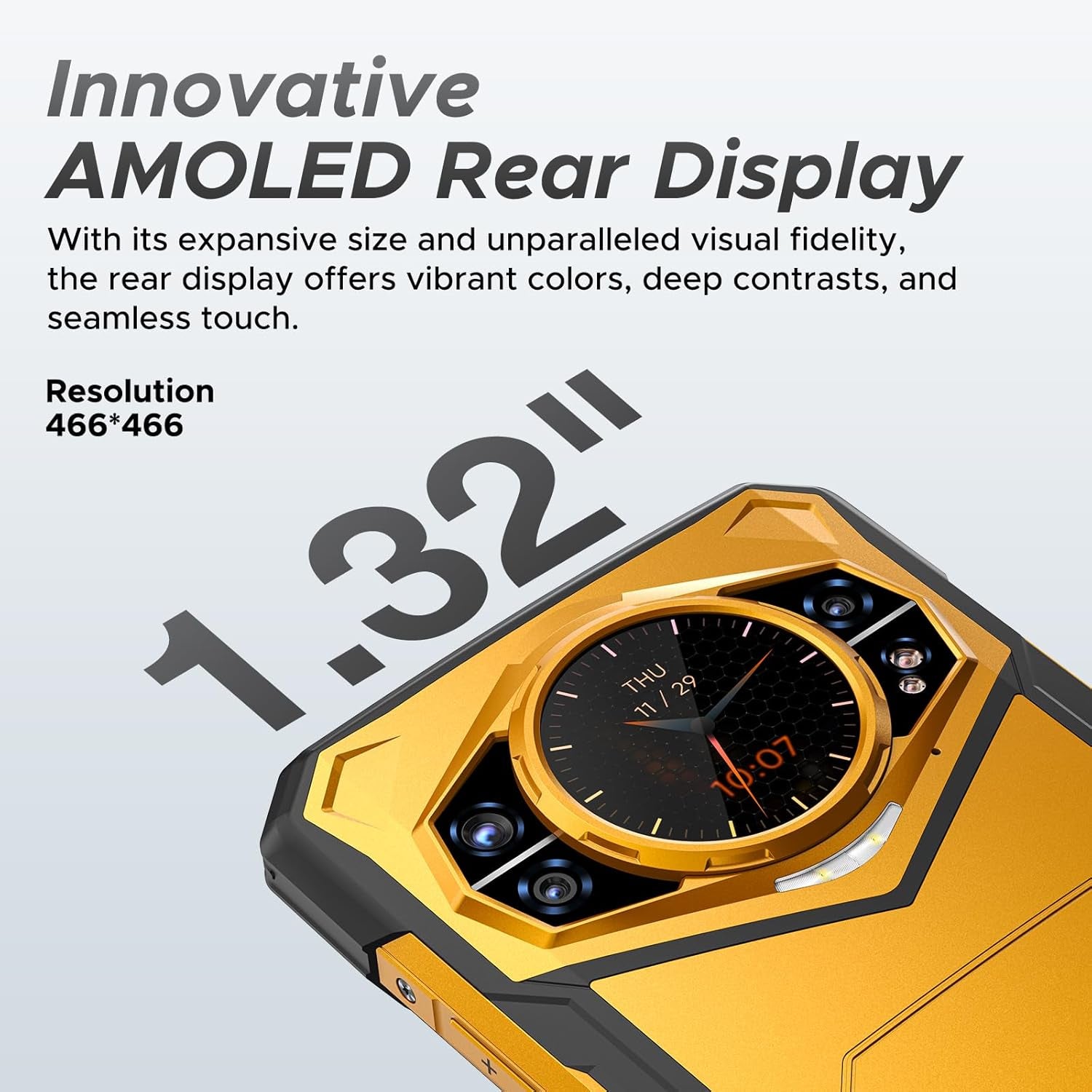 S200 X (2025) 5G Rugged Phone,32Gb+512Gb/Tf 2TB, Android 14 Rugged Cell Phone with 1.32" Amoled Screen,10100Mah/33W,100Mp+20Mp+20Mp Rugged Smartphone,6.72" Fhd/120Hz,Waterproof Phone,Nfc/Otg