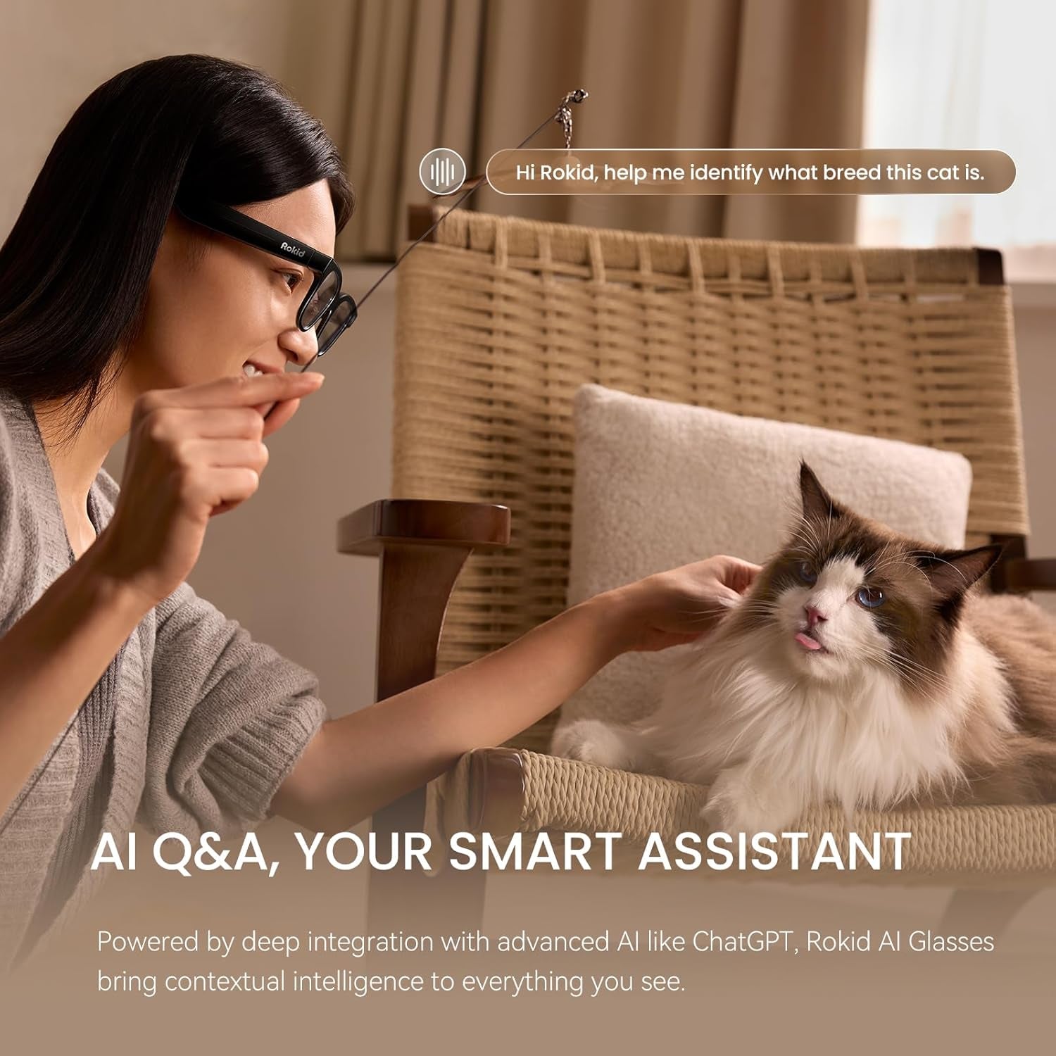 2026 AI Glasses Style Smart Glasses with Gemini3 Flash, Real-Time Translation,12Mp Camera, Open-Ear Audio, Voice-Controlled Assistant, Hands-Free Calls, Productivity for Travel, Work(No Display)