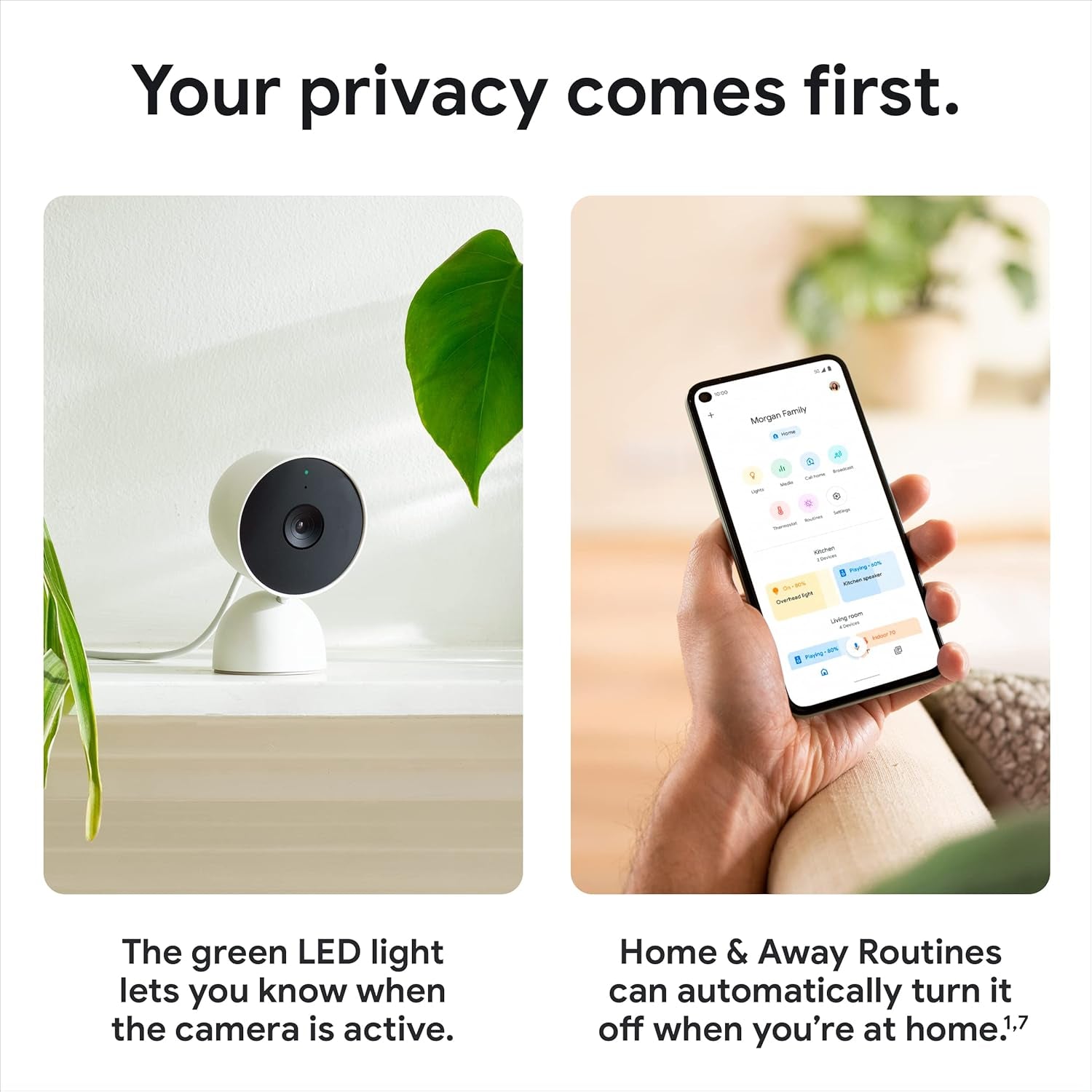 Nest Security Cam (Wired) - 2Nd Generation - Fog, 1080P, Motion Only