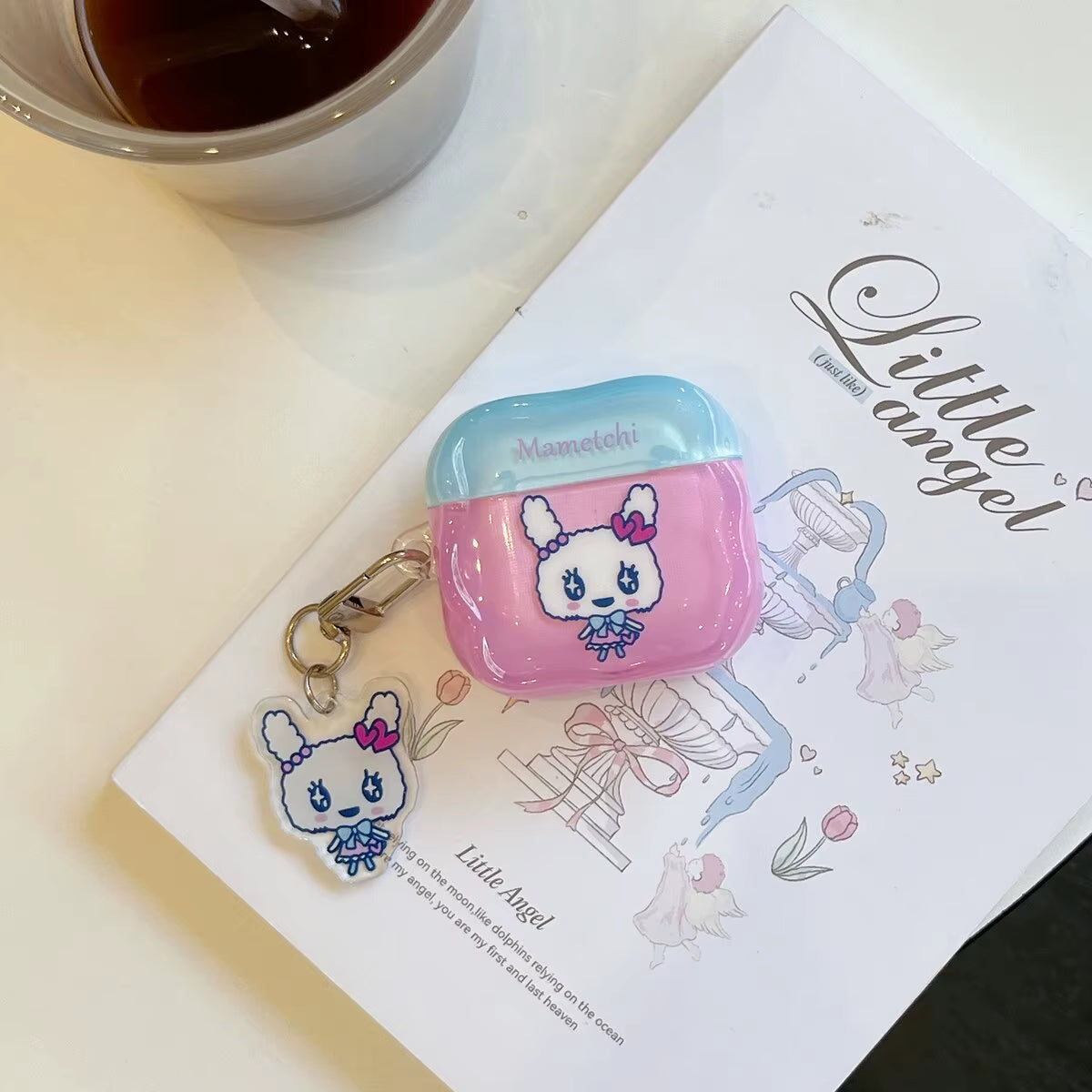Carcasa Protectora para AirPods con Diseño Kawaii de Perrito y Osito Estilo Japonés | Compatible con AirPods 1, 2, 3, 4 y Pro 1, 2, 3