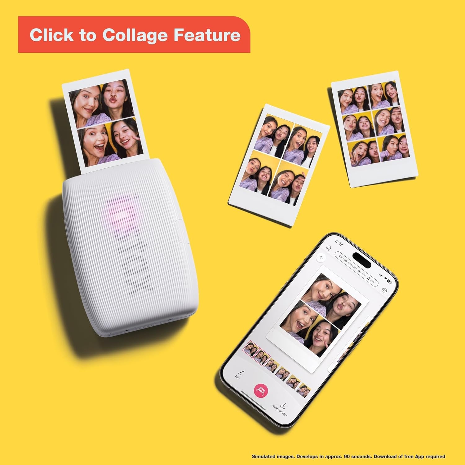 Instax Mini Link 3 Smartphone Printer - Rose Pink